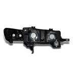 1994-1997 Honda Accord Factory Style Headlights & Amber Lens Corner Parking Turn Signal Lights - Matte Black/Clear Lens