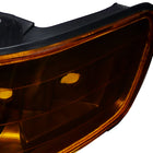 1994-1997 Honda Accord Factory Style Headlights & Amber Lens Corner Parking Turn Signal Lights (Matte Black Housing / Clear Lens)