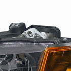1994-1997 Honda Accord Factory Style Headlights & Amber Lens Corner Parking Turn Signal Lights (Matte Black Housing / Clear Lens)