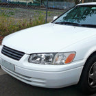 2000-2001 Toyota Camry Factory Style Headlights w/ Amber Reflectors (Chrome Housing / Clear Lens)