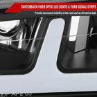 2006-2008 ISUZU I-Series LED Bar Factory Style Headlights w/ Amber Corner Lamp (Matte Black Housing / Clear Lens)