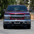 2006-2008  Isuzu I-Series Factory Style Headlights w/ Amber Corner Lamp (Matte Black Housing/Clear Lens)