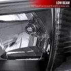 2001-2002 Toyota Corolla Factory Style Headlights w/ Corner Lights (Matte Black Housing / Clear Lens)