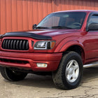 2001-2004 Toyota Tacoma LED Bar Factory Style Headlights w/ Corner Lamps and Amber Reflector (Matte Black Housing / Clear Lens)