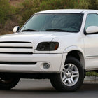 2005-2006 Toyota Tundra / 2005-2007 Sequoia LED Bar Factory Style Headlights w/ Corner Lamps and Amber Reflector (Chrome Housing / Smoked Lens)