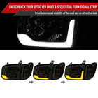 2005-2006 Toyota Tundra / 2005-2007 Sequoia Switchback Sequential LED Bar Factory Style Headlights w/ Corner Lamps (Chrome Housing / Smoked Lens)