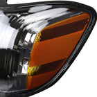 2005-2006 Toyota Tundra / 2005-2007 Sequoia LED Bar Factory Style Headlights w/ Corner Lamps and Amber Reflector (Matte Black Housing / Clear Lens)