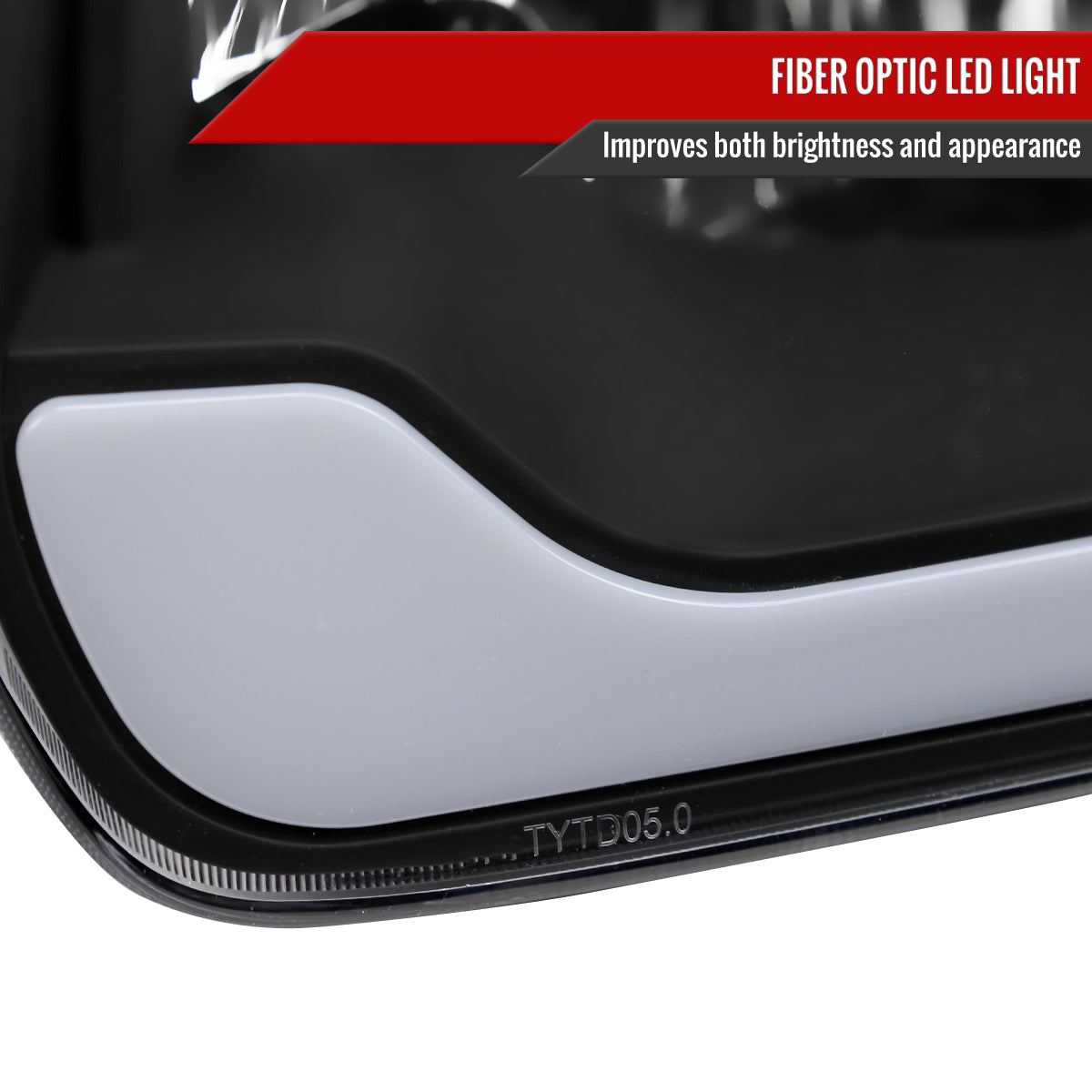 2005-2006 Toyota Tundra / 2005-2007 Sequoia Switchback Sequential LED Bar Factory Style Headlights w/ Corner Lamps (Matte Black Housing / Clear Lens)