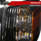 2005-2006 Toyota Tundra / 2005-2007 Sequoia Switchback Sequential LED Bar Factory Style Headlights w/ Corner Lamps (Matte Black Housing / Clear Lens)