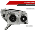 2003-2005 Toyota 4Runner Factory Style Headlights (Chrome Housing / Smoked Lens)