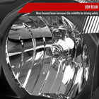 2003-2005 Toyota 4Runner Factory Style Headlights (Matte Black Housing / Clear Lens)