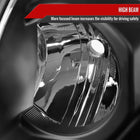 2003-2005 Toyota 4Runner Factory Style Headlights (Matte Black Housing / Clear Lens)
