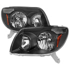 2003-2005 Toyota 4Runner Factory Style Headlights (Matte Black Housing / Clear Lens)