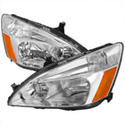 2003-2007 Honda Accord Factory Style Headlights (Chrome Housing / Clear Lens)