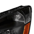 2003-2007 Honda Accord Factory Style Headlights (Matte Black Housing / Clear Lens)