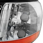 1998-2002 Honda Accord Factory Style Headlights (Chrome Housing / Clear Lens)