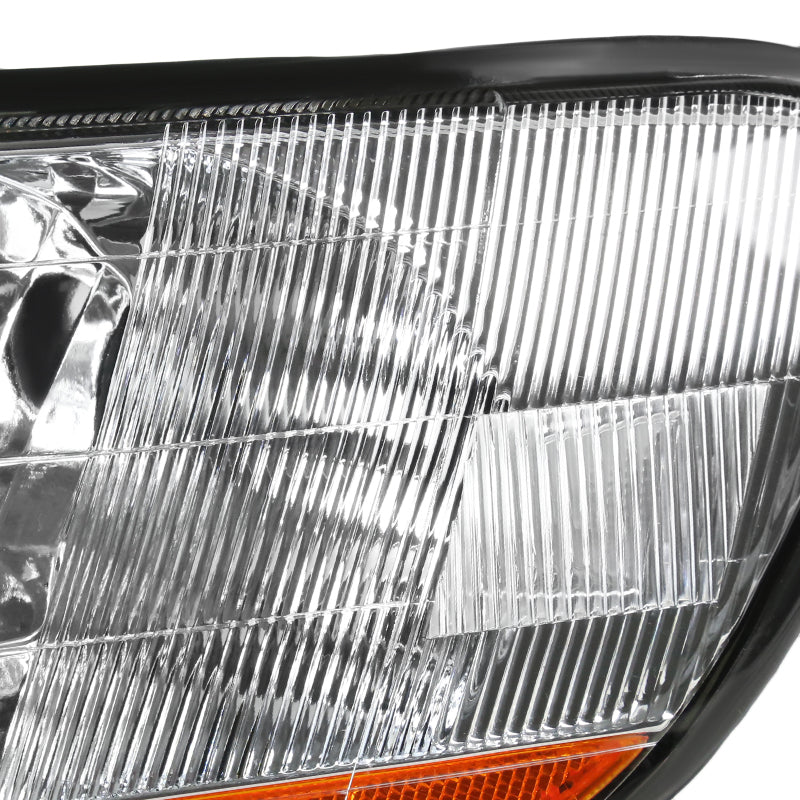 1998-2002 Honda Accord Factory Style Headlights (Chrome Housing / Clear Lens)