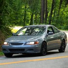 1998-2002 Honda Accord 2 / 4 Door Factory Style Headlights (Matte Black Housing / Clear Lens)