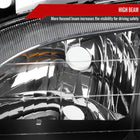 1998-2002 Honda Accord 2 / 4 Door Factory Style Headlights (Matte Black Housing / Clear Lens)