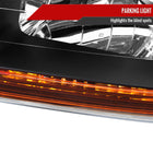 1998-2002 Honda Accord 2 / 4 Door Factory Style Headlights (Matte Black Housing / Clear Lens)