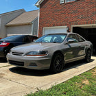 1998-2002 Honda Accord 2 / 4 Door Factory Style Headlights (Matte Black Housing / Clear Lens)
