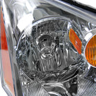 2002-2004 Nissan Altima Factory Style Headlights (Chrome Housing / Clear Lens)