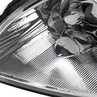 2002-2004 Nissan Altima Factory Style Headlights (Chrome Housing / Clear Lens)