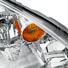 2002-2004 Nissan Altima Factory Style Headlights (Chrome Housing / Clear Lens)