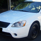 2002-2004 Nissan Altima Factory Style Headlights (Chrome Housing / Clear Lens)