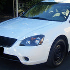 2002-2004 Nissan Altima Factory Style Headlights (Matte Black Housing / Clear Lens)