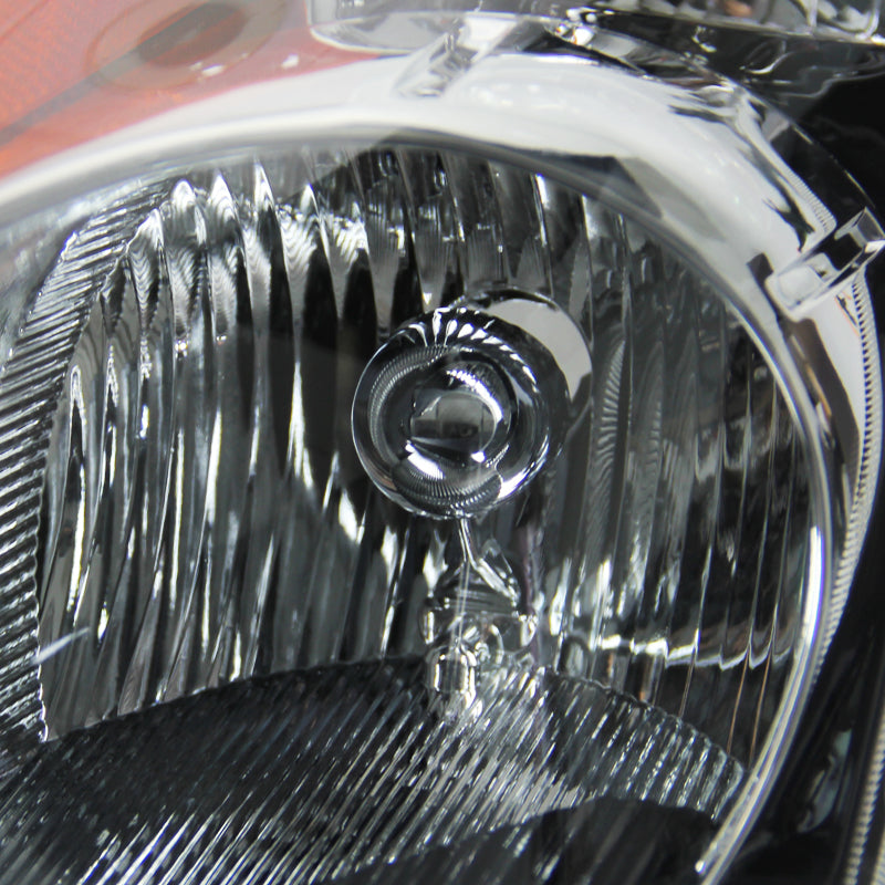 2007-2009 Nissan Altima Sedan Factory Style Headlights (Matte Black Housing / Clear Lens)