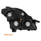 2007-2009 Nissan Altima Sedan Factory Style Headlights (Matte Black Housing / Clear Lens)