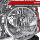 2010-2012 Nissan Altima Sedan Factory Style Headlights (Chrome Housing / Clear Lens)