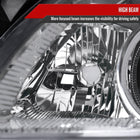 2010-2012 Nissan Altima Sedan Factory Style Headlights (Chrome Housing / Clear Lens)