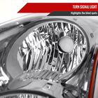 2010-2012 Nissan Altima Sedan Factory Style Headlights (Chrome Housing / Clear Lens)