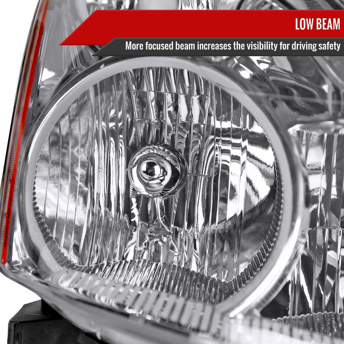 2010-2012 Nissan Altima Sedan Clear Lens Factory Style Crystal Headlights - Passenger Side Only