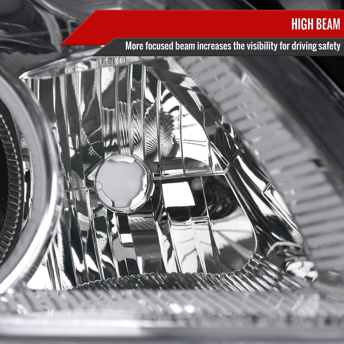 2010-2012 Nissan Altima Sedan Clear Lens Factory Style Crystal Headlights - Passenger Side Only