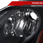 2010-2012 Nissan Altima Sedan Factory Style Headlights (Matte Black Housing / Clear Lens)