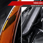 2010-2012 Nissan Altima Sedan Factory Style Headlights (Matte Black Housing / Clear Lens)