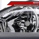 2002-2004 Toyota Camry Factory Style Headlights (Chrome Housing / Clear Lens)