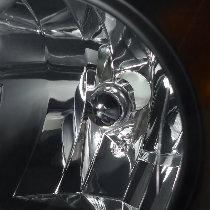 2002-2004 Toyota Camry Factory Style Headlights (Matte Black Housing / Clear Lens)