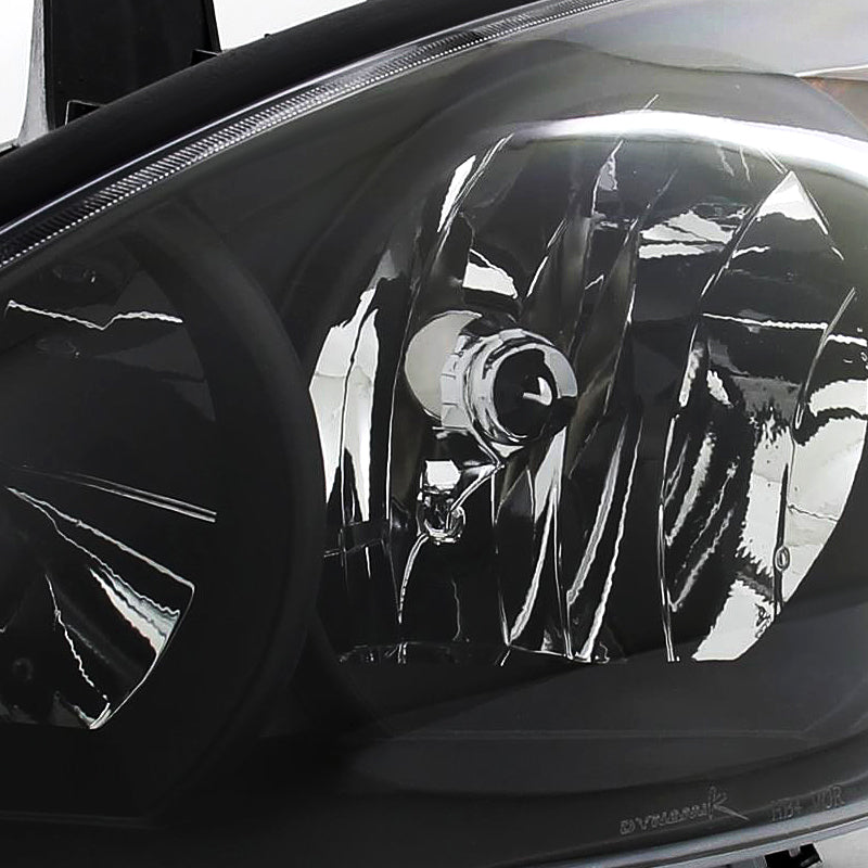 2002-2004 Toyota Camry Factory Style Headlights (Matte Black Housing / Clear Lens)