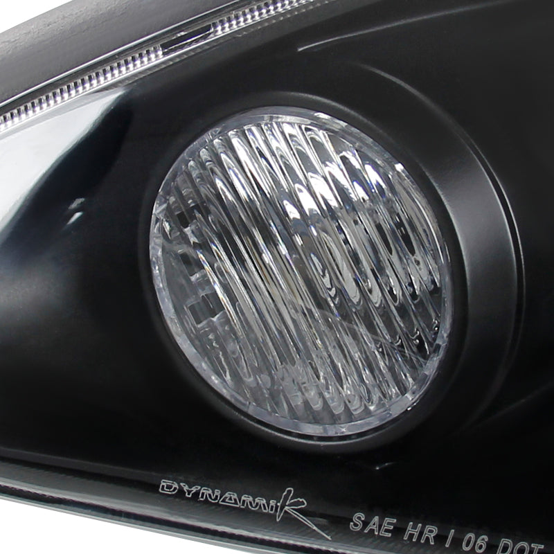 2005-2006 Toyota Camry Factory Style Headlights (Matte Black Housing / Clear Lens)