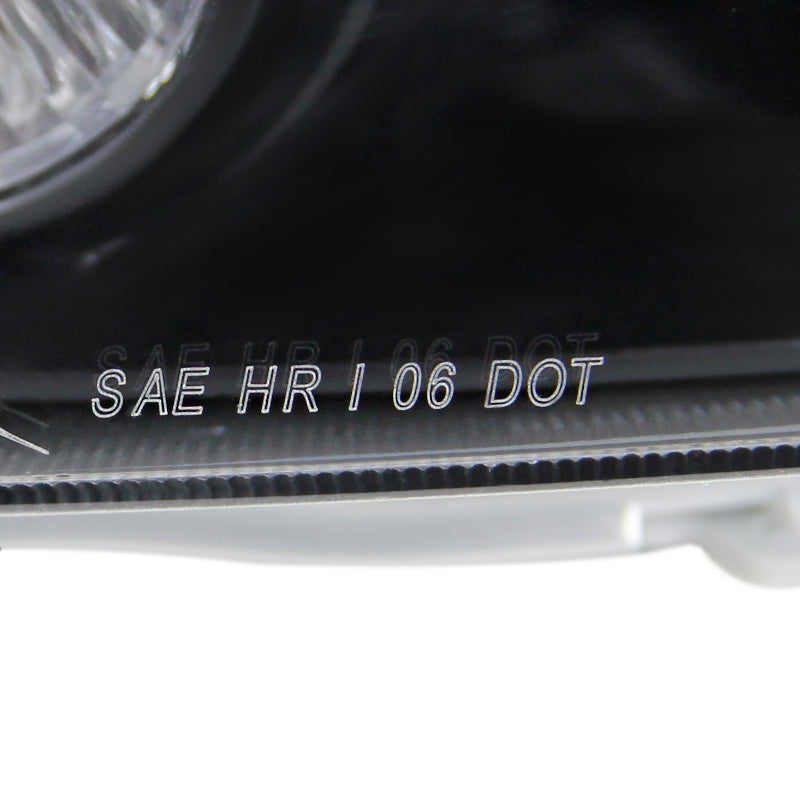2005-2006 Toyota Camry Factory Style Headlights (Matte Black Housing / Clear Lens)