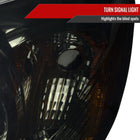 2003-2008 Toyota Corolla Factory Style Headlights (Chrome Housing / Smoked Lens)