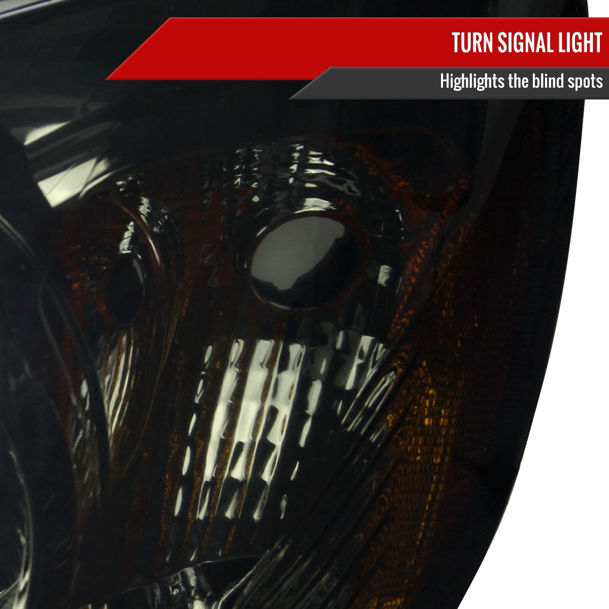2003-2008 Toyota Corolla Factory Style Headlights (Chrome Housing / Smoked Lens)