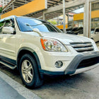 2005-2006 Honda CR-V Factory Style JP Headlights with Amber Reflectors (Chrome Housing / Clear Lens)
