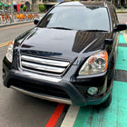 2005-2006 Honda CR-V Factory Style JP Headlights with Amber Reflectors (Chrome Housing / Clear Lens)