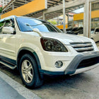 2005-2006 Honda CR-V Factory Style JP Headlights with Amber Reflectors (Chrome Housing / Smoked Lens)