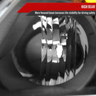 2005-2006 Honda CR-V Factory Style JP Headlights with Amber Reflectors (Matte Black Housing / Clear Lens)